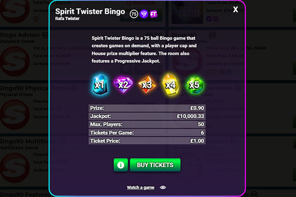 Spirit Twister Bingo